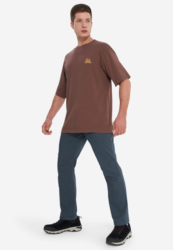 Футболка мужская Mountain Hardwear Mountains Collab Short Sleeve, Коричневый