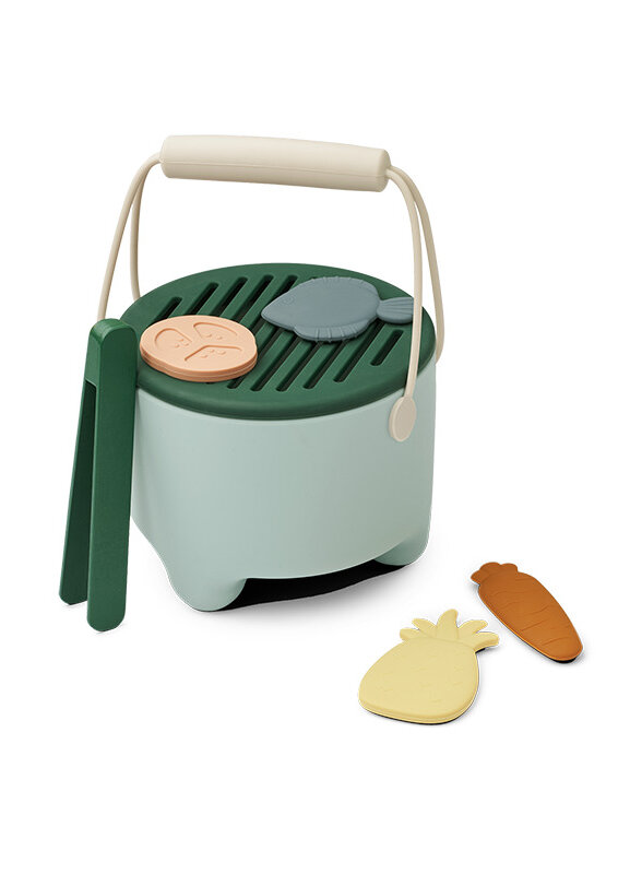 Игрушечный набор барбекю ЛИВУД (LIEWOOD), мульти микс с голубым