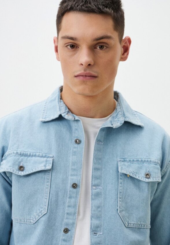 Рубашка джинсовая Gaxgax