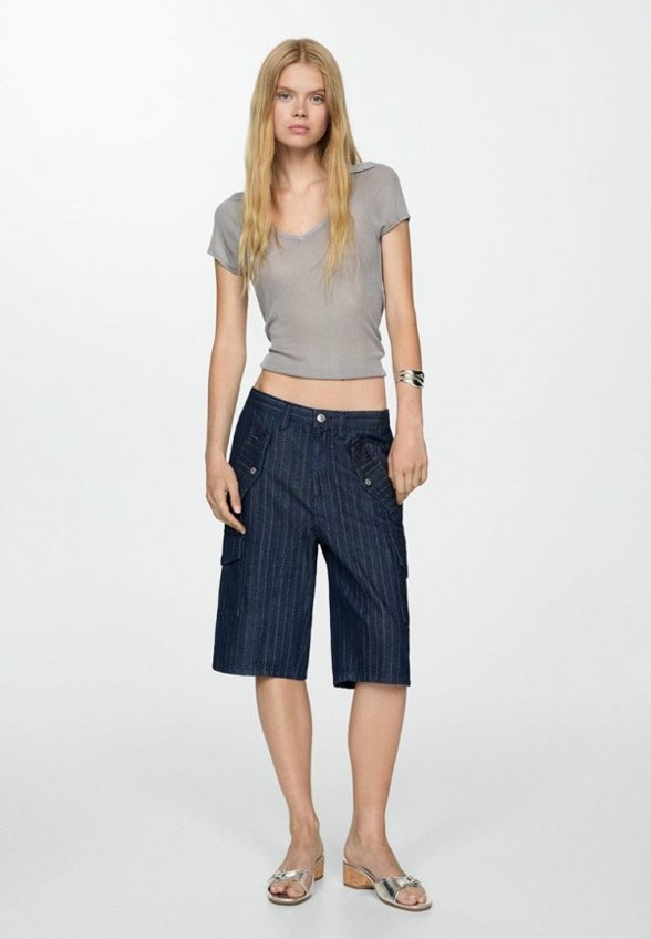 Шорты джинсовые Mango