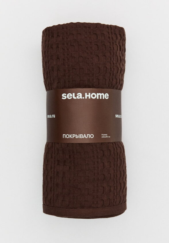 Вафельное покрывало из хлопка 240х220 см