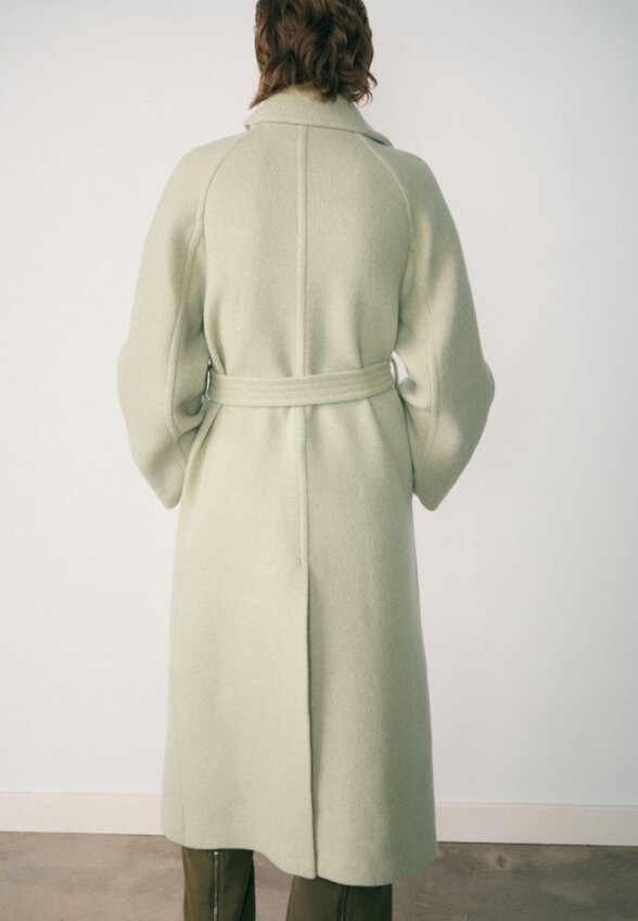 Пальто однобортное Mango