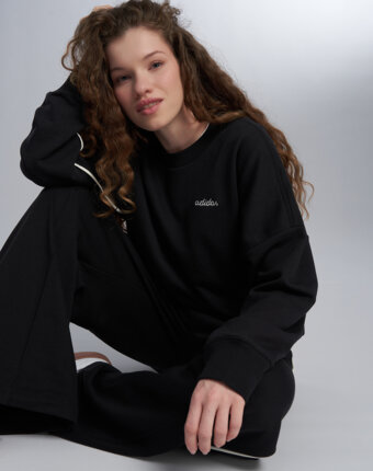 Свитшот женский Adidas, Черный женщинам
