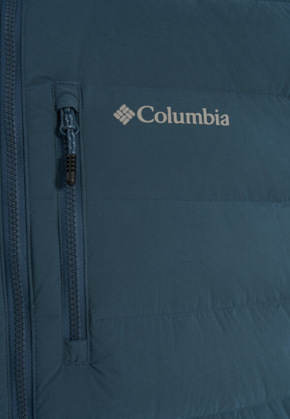 Ультралегкий пуховик мужской Columbia Drift Peak Stretch Down Hooded Jacket, Голубой
