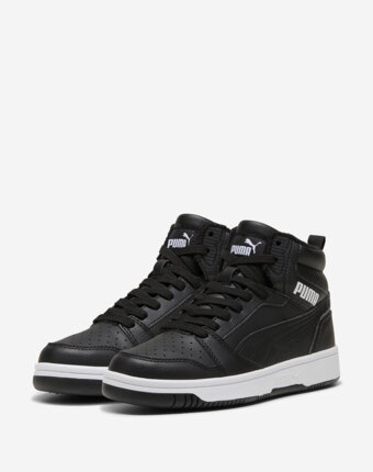 Кеды утепленные для мальчиков PUMA Rebound V6 Mid WTR Jr, Черный мужчинам