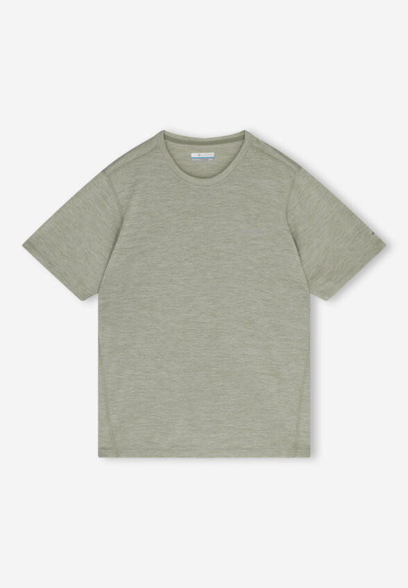 Футболка мужская Columbia Deschutes Runner Short Sleeve Shirt, Зеленый