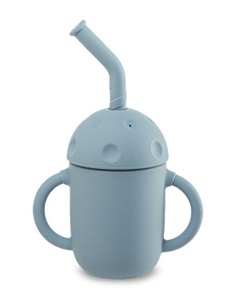 Поильник мини с крышкой и трубочкой LUKNO, туман детям