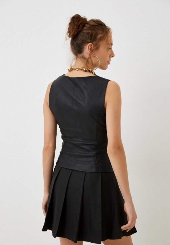 Жилет кожаный Loo Ru