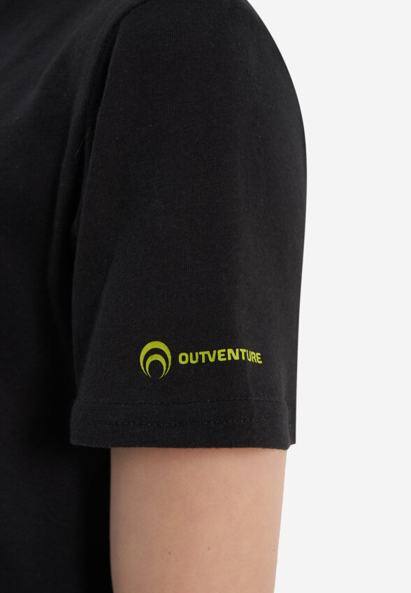 Футболка для мальчиков Outventure, Черный