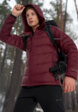 Ультралегкий пуховик мужской Columbia Centennial Creek III Down Hooded Jacket, Красный1  - превью