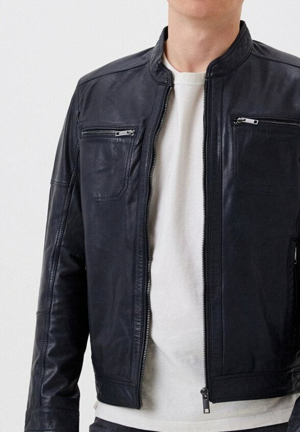 Куртка кожаная Urban Fashion for Men