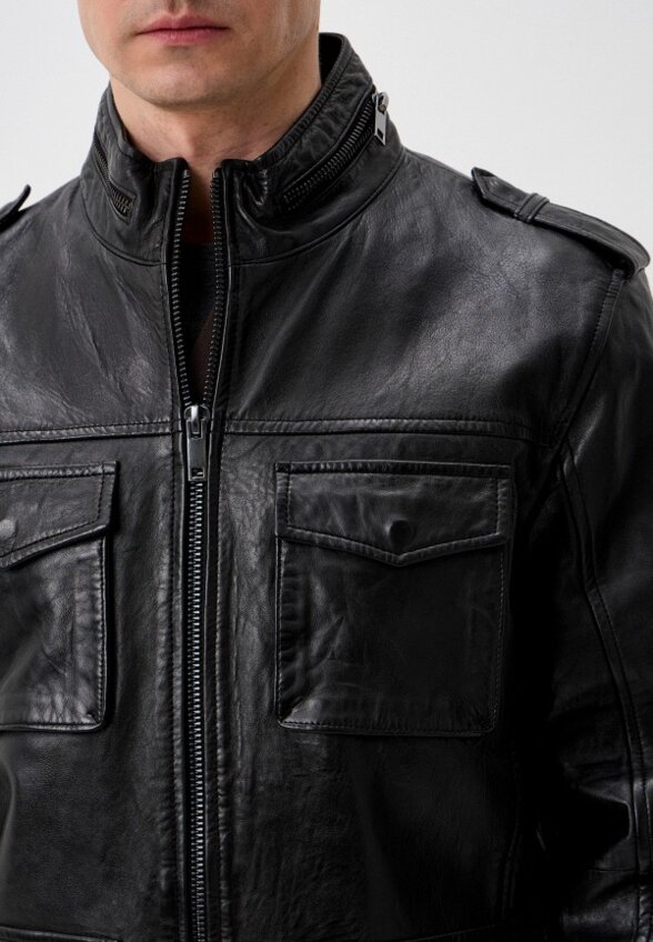 Куртка кожаная Jorg Weber