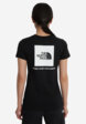 Футболка женская The North Face Box Nse Slim, Черный3  - превью