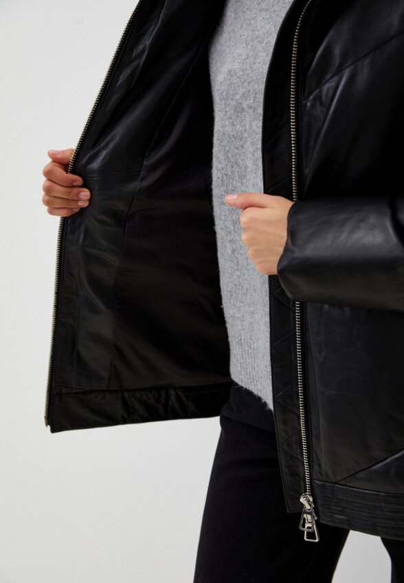 Куртка кожаная Снежная Королева