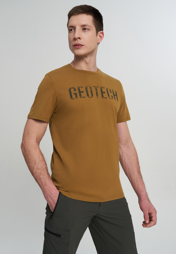 Футболка мужская Geotech, Коричневый