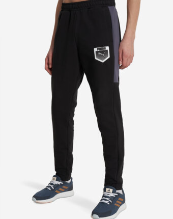 Брюки для мальчиков PUMA Active Sports Graphic, Черный женщинам