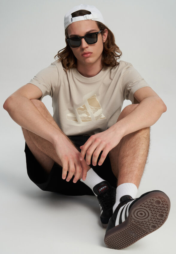 Футболка мужская adidas Camo Mod, Бежевый