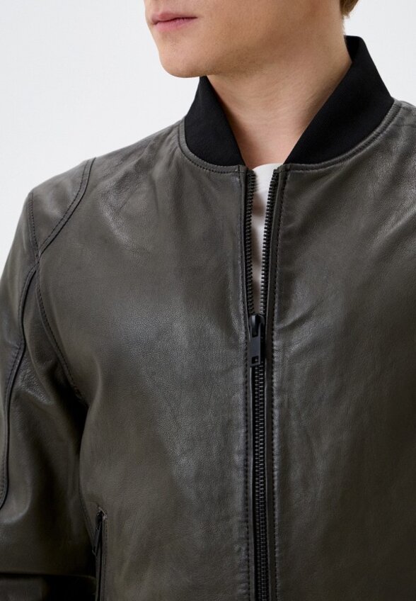 Куртка кожаная Urban Fashion for Men