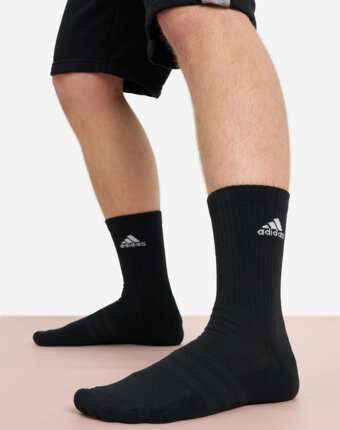 Носки мужские Adidas, 3 пары, Черный женщинам