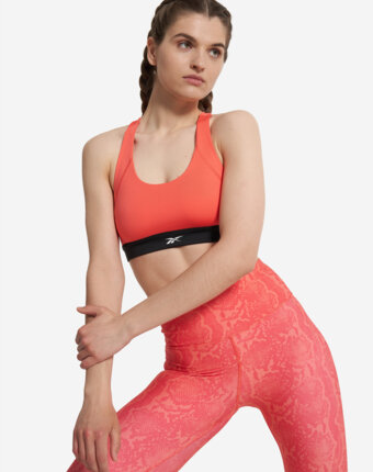 Топ бра спортивный Reebok, Оранжевый женщинам