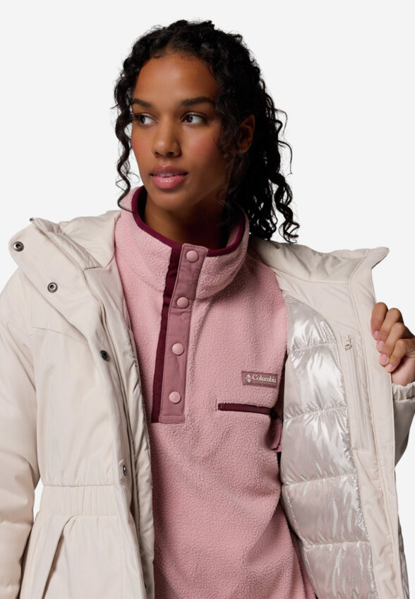 Парка женская Columbia Kennedy Meadows Mid Down Parka, Бежевый