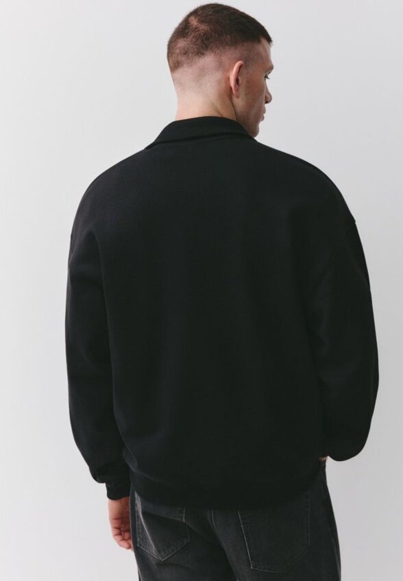 Свитшот Oversize fit с воротником