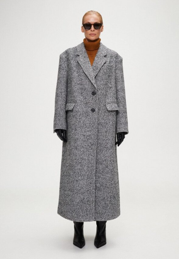 Пальто однобортное SashaOstrov