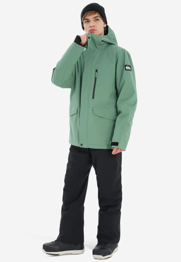 Куртка сноубордическая мужская Quiksilver Mission Solid, Зеленый