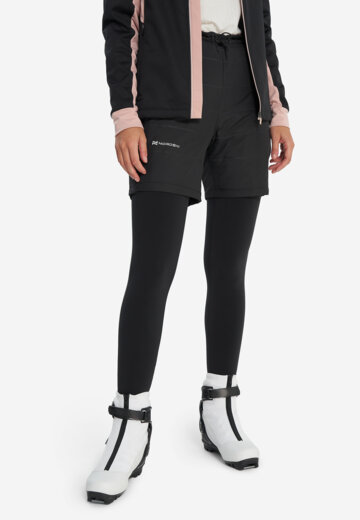 Шорты утепленные женские Nordski Hybrid Pro 2.0, Черный