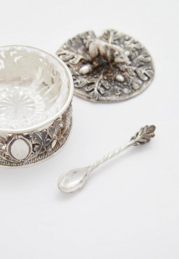 Солонка Кольчугинский мельхиор