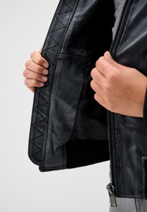 Куртка кожаная Снежная Королева