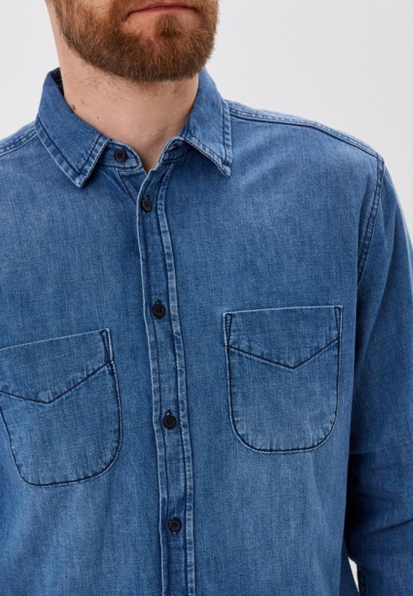 Рубашка джинсовая Sisley