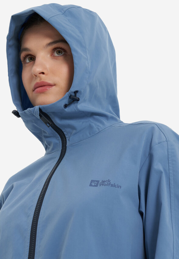 Ветровка женская Jack Wolfskin Desert, Голубой