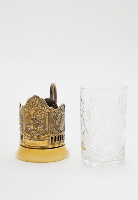 Стакан с подставкой Кольчугинский мельхиор
