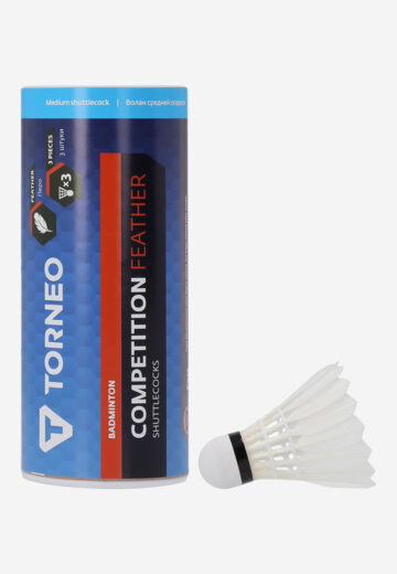 Набор воланов для бадминтона Torneo, 3 шт, Белый