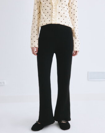 Вязаные брюки клеш из линейки SELA Young женщинам