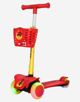 Самокат детский Reaction Joy 3.0, 120 мм, Красный детям