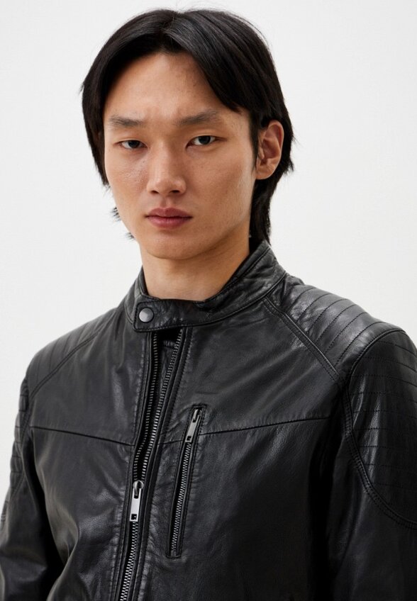 Куртка кожаная Urban Fashion for Men