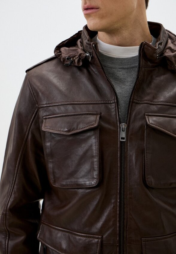 Куртка кожаная Jorg Weber