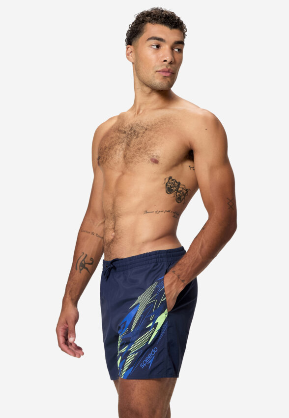 Шорты плавательные мужские Speedo Medley Logo, Синий