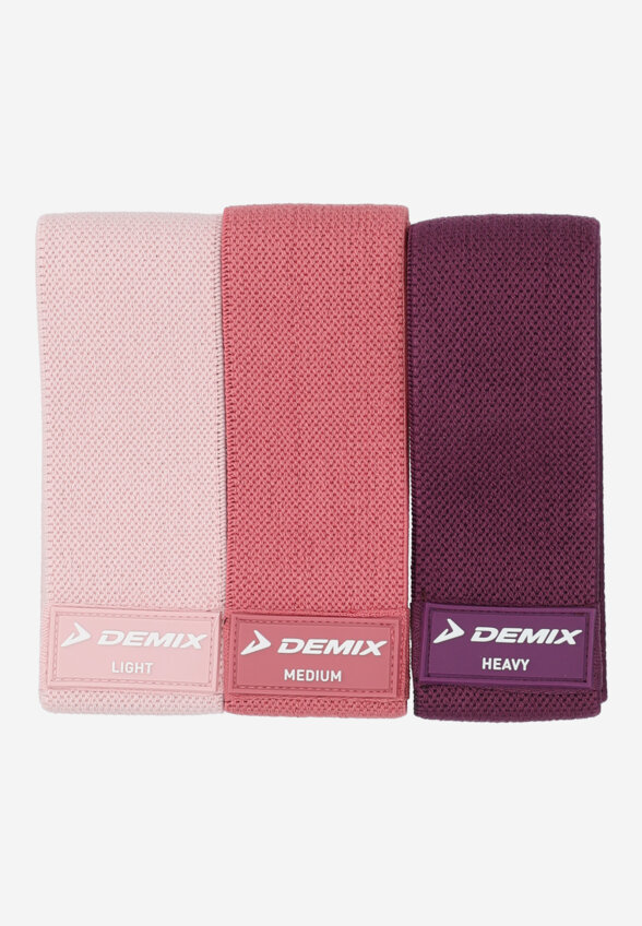 Набор силовых тканевых лент Demix, 3 шт, Мультицвет