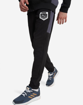 Брюки для мальчиков PUMA Active Sports Graphic, Черный женщинам