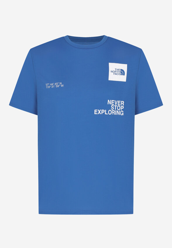 Футболка мужская The North Face Mountain Foundation Coordinates, Синий