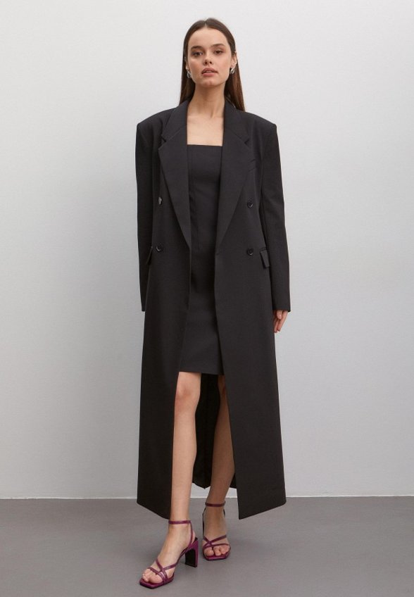 Пальто двубортное I Am Studio