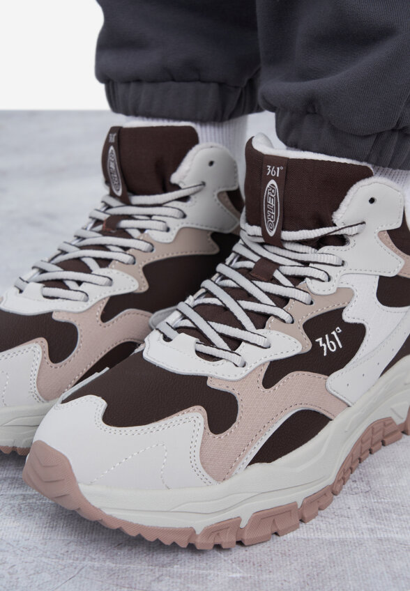 Кроссовки утепленные женские 361° Warm Sports Fashion, Белый