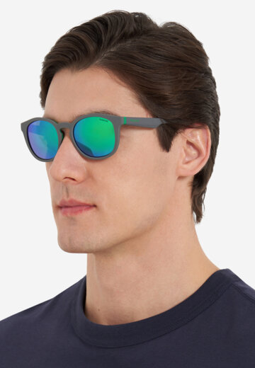 Солнцезащитные очки Polaroid, Зеленый