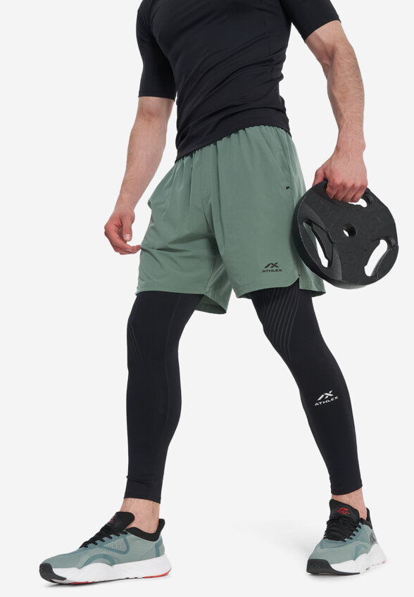 Шорты мужские Athlex, Зеленый