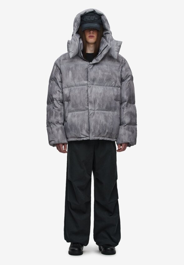 Пуховик Distressed Grey FABLE
