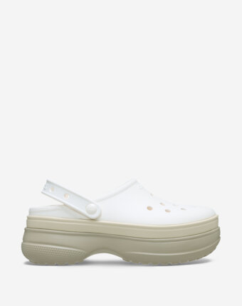 Сабо женские Crocs Classic Stacked, Белый женщинам
