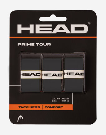 Намотка верхняя Head Prime Tour 3 Pcs Pack (Overgrip), Черный женщинам